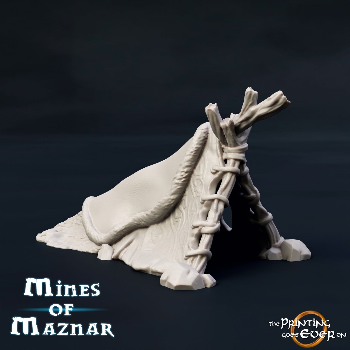 Goblin Tents | The Mines | Mines of Maznar  |  MESBG