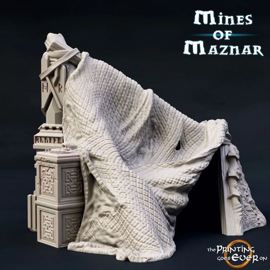 Goblin Tents | The Mines | Mines of Maznar | MESBG | The Printing Goes Ever On