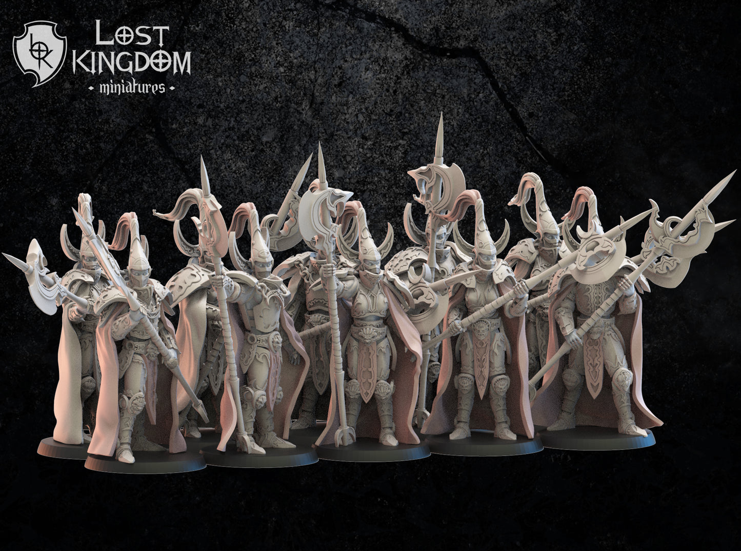 Hisui Guard | Night Elves / Dark Elves | Lost Kingdom Miniatures | Tabletop Gaming | Pathfinder