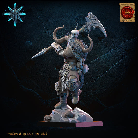 Heavy Weapon Barbarian Chief | Warriors of the Dark Gods | Lost Kingdom Miniatures