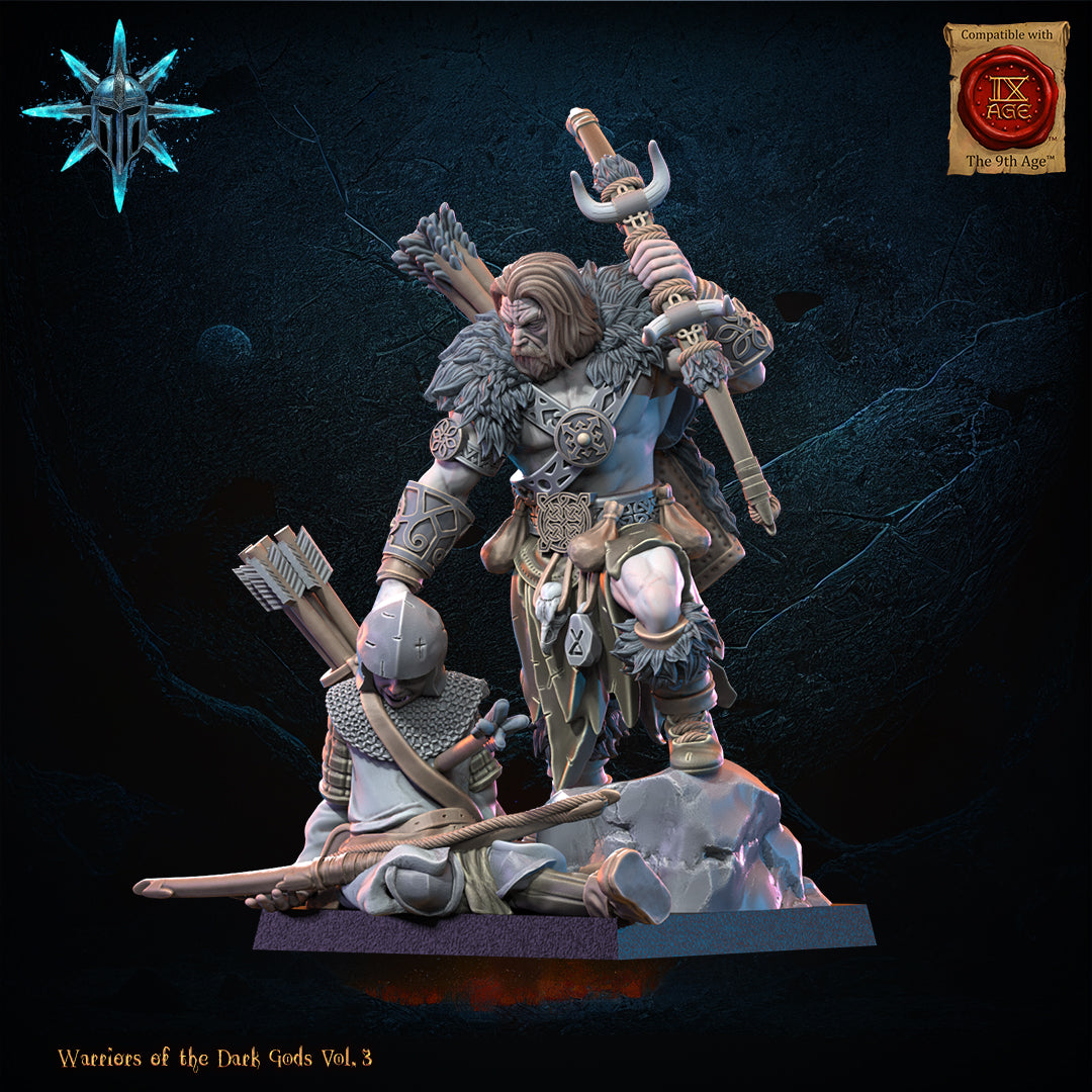 Barbarian Chief with Bow | Warriors of the Dark Gods | Lost Kingdom Miniatures