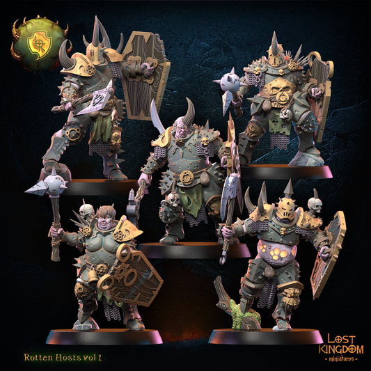 Disease Regiment | Rotten Hosts | Lost Kingdom Miniatures