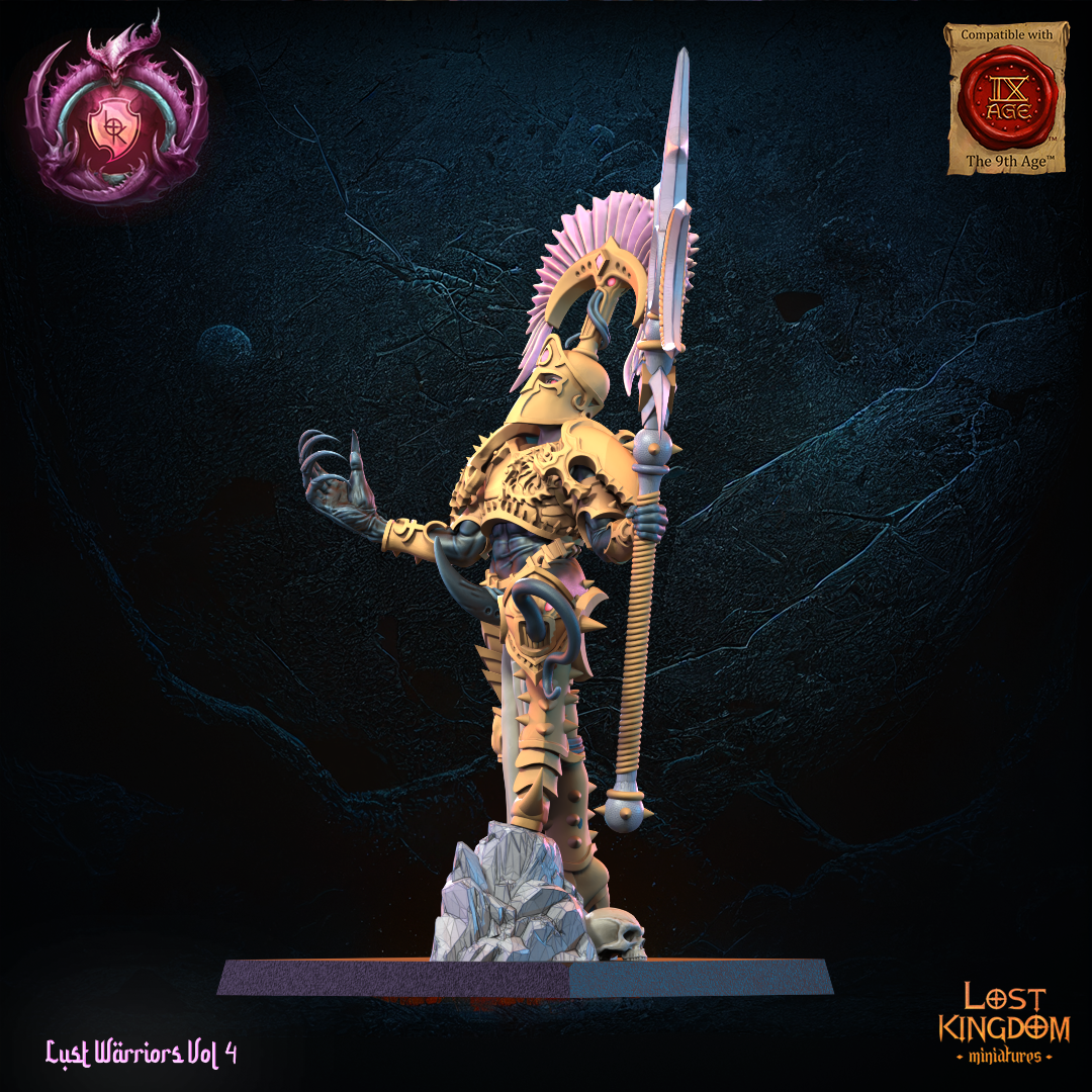Aurenis, Lust Chosen Chaos Lord | Sons of Depravation | Lost Kingdom Miniatures