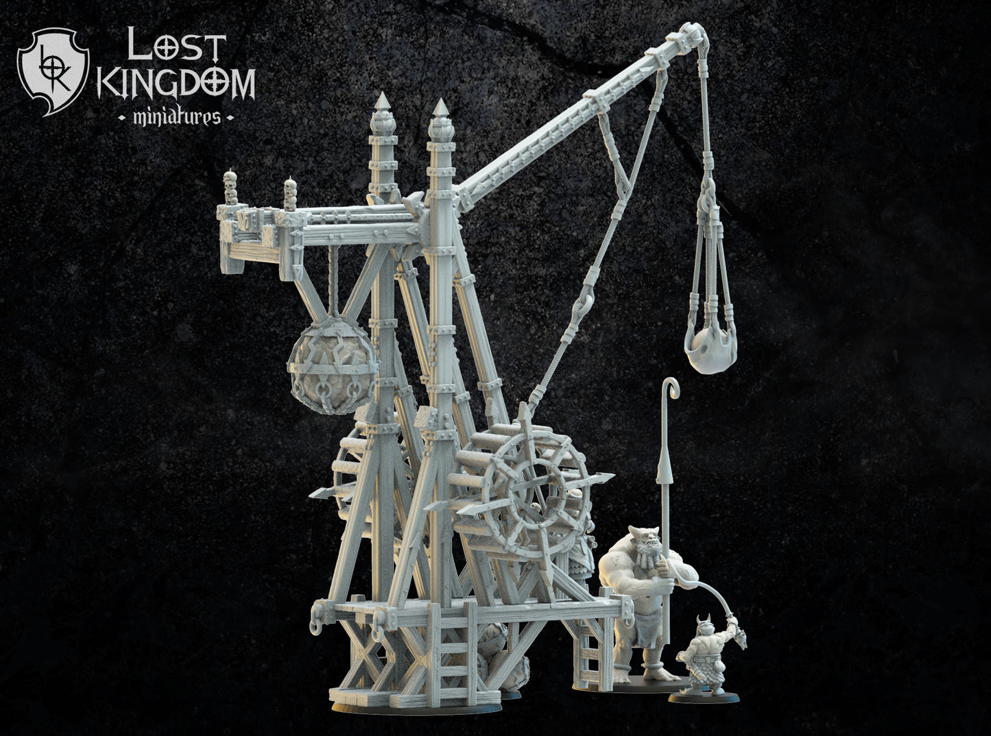 Mongobbo Slingshot | Greenskins | Infernal Dwarves | Lost Kingdom Miniatures |