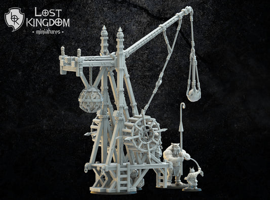 Mongobbo Slingshot | Greenskins | Infernal Dwarves | Lost Kingdom Miniatures |