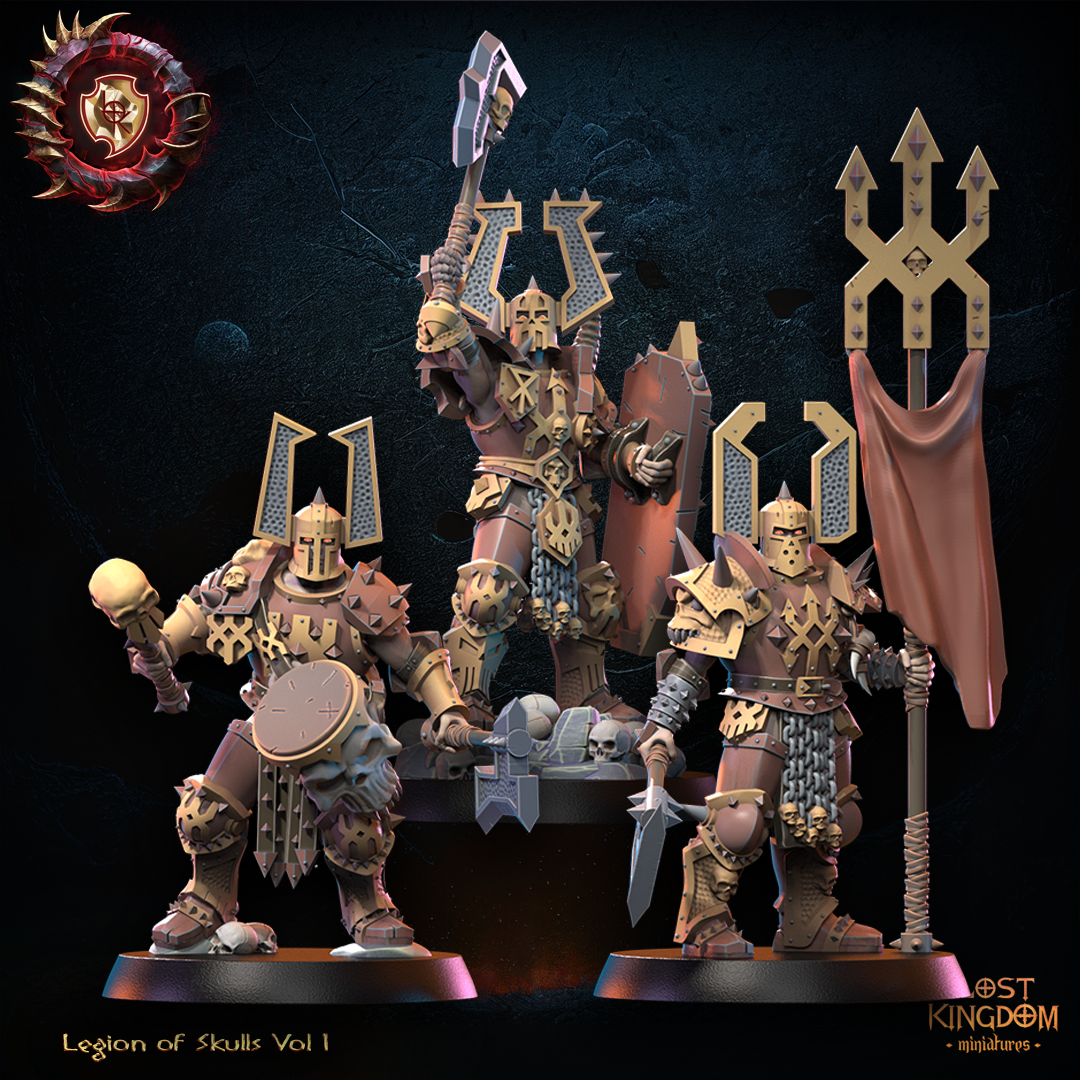 Skull Regiment | Legion of Skulls | Lost Kingdom Miniatures | Kings of War | Tabletop