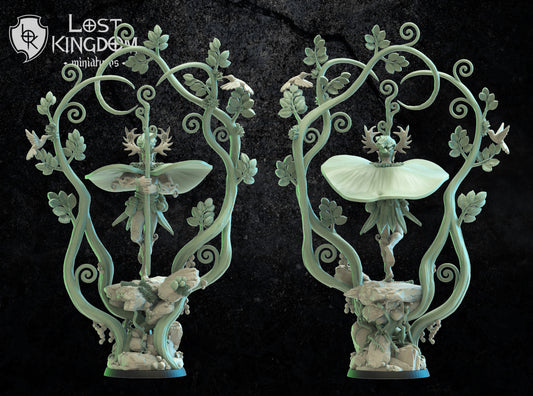 Male Whistling Druid | Mori / Wood Elves | Lost Kingdom Miniatures