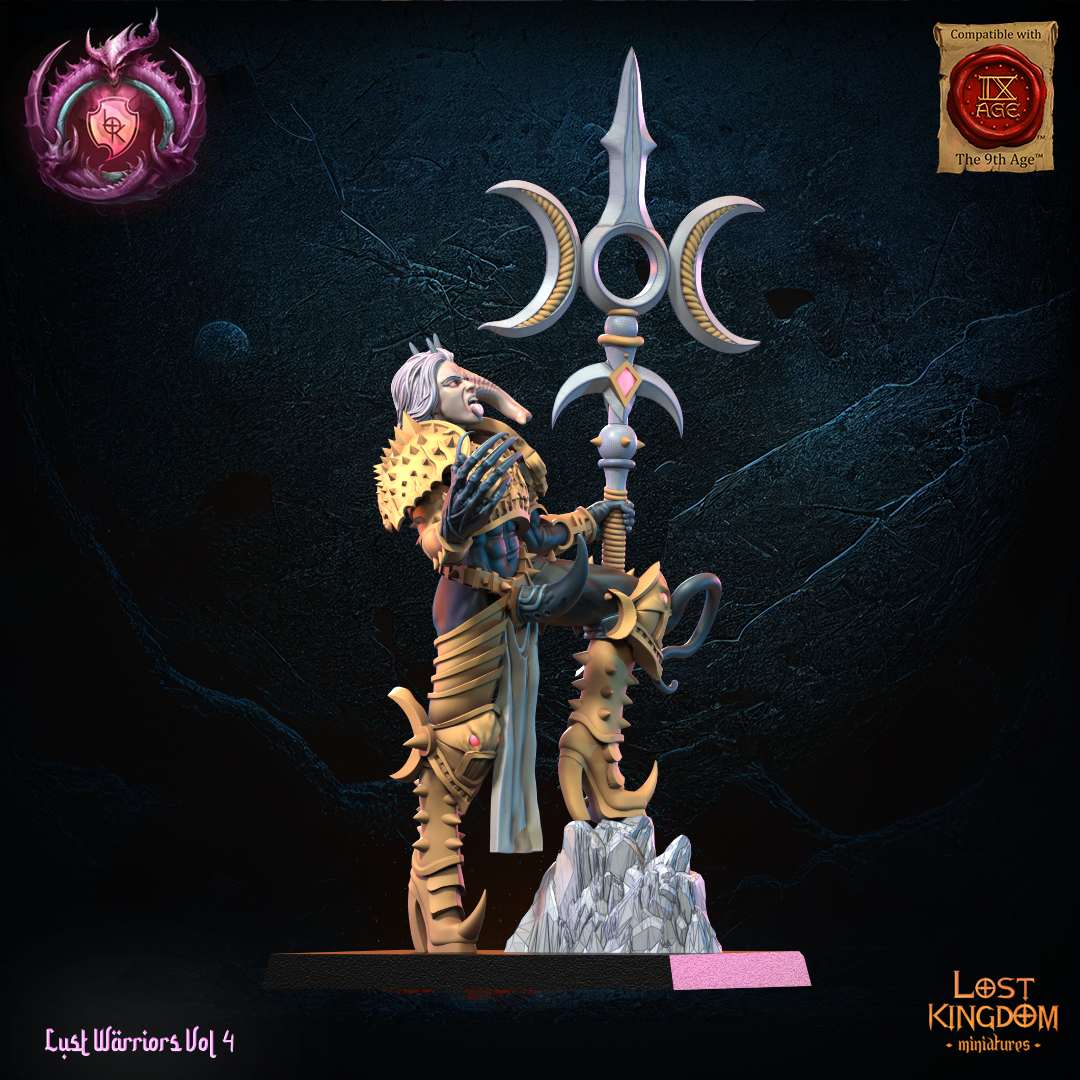 Aurenis, Lust Chosen Chaos Lord | Sons of Depravation | Lost Kingdom Miniatures