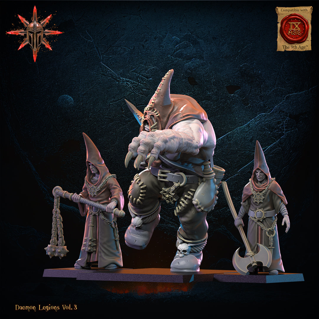 Blessed 1 & Archicultists | Demon Legions | Lost Kingdom Miniatures