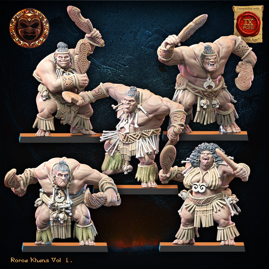 Roroa Unit | Roroa Khans | Lost Kingdom Miniatures