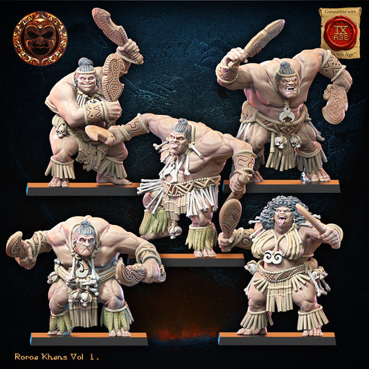 Roroa Unit | Roroa Khans | Lost Kingdom Miniatures