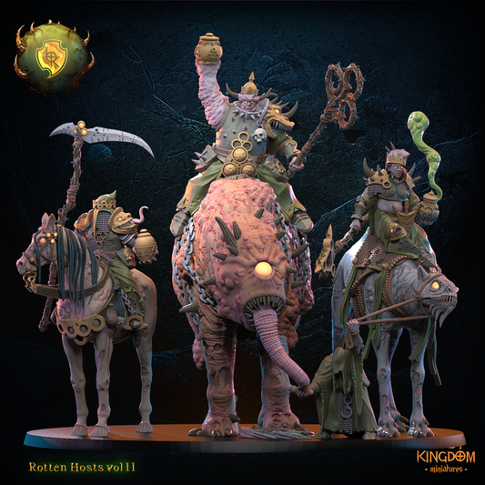 Three Kings of Disease | Rotten Hosts | Lost Kingdom Miniatures | Kings of War | Tabletop (Copy)