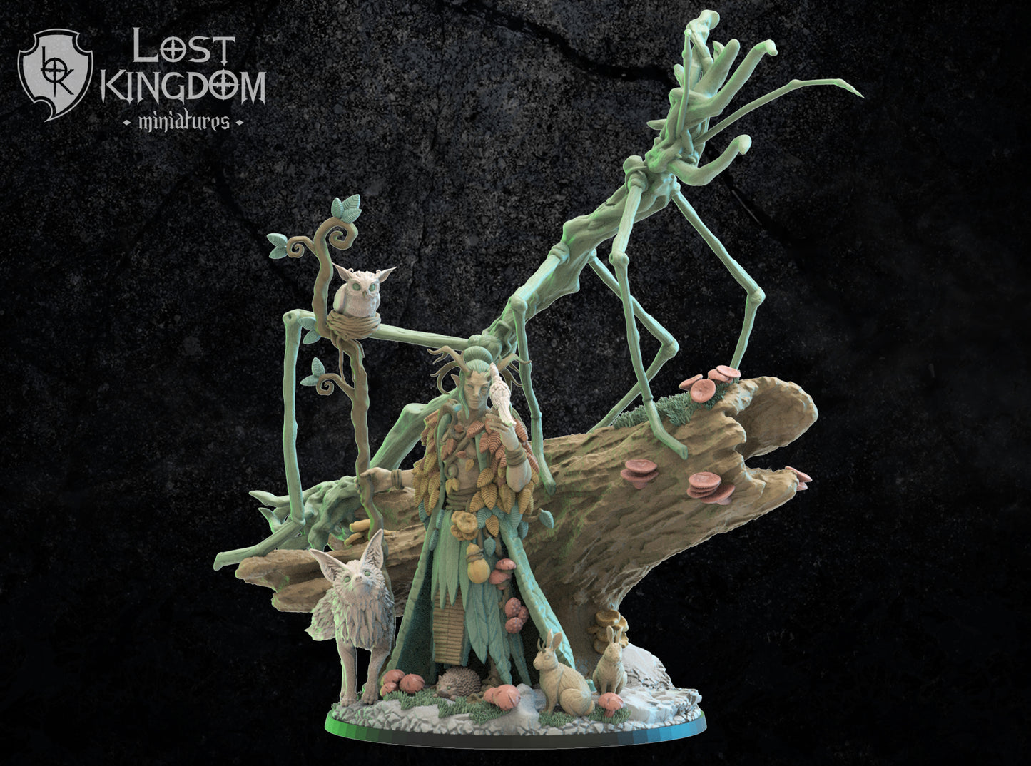 Masaki, Ancient Druid | Mori / Wood Elves | Lost Kingdom Miniatures