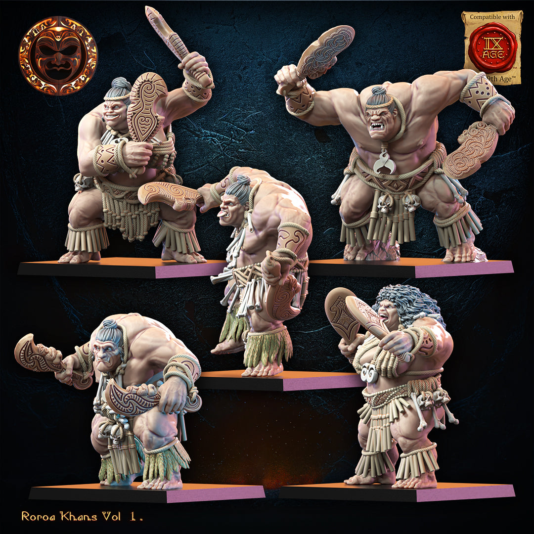 Roroa Unit | Roroa Khans | Lost Kingdom Miniatures