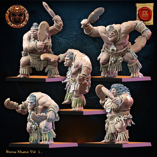 Roroa Unit | Roroa Khans | Lost Kingdom Miniatures