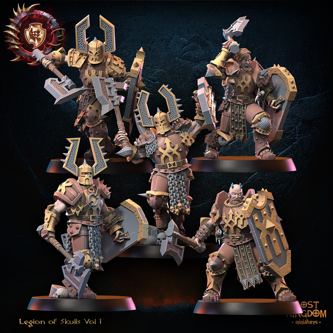Skull Regiment | Legion of Skulls | Lost Kingdom Miniatures | Kings of War | Tabletop