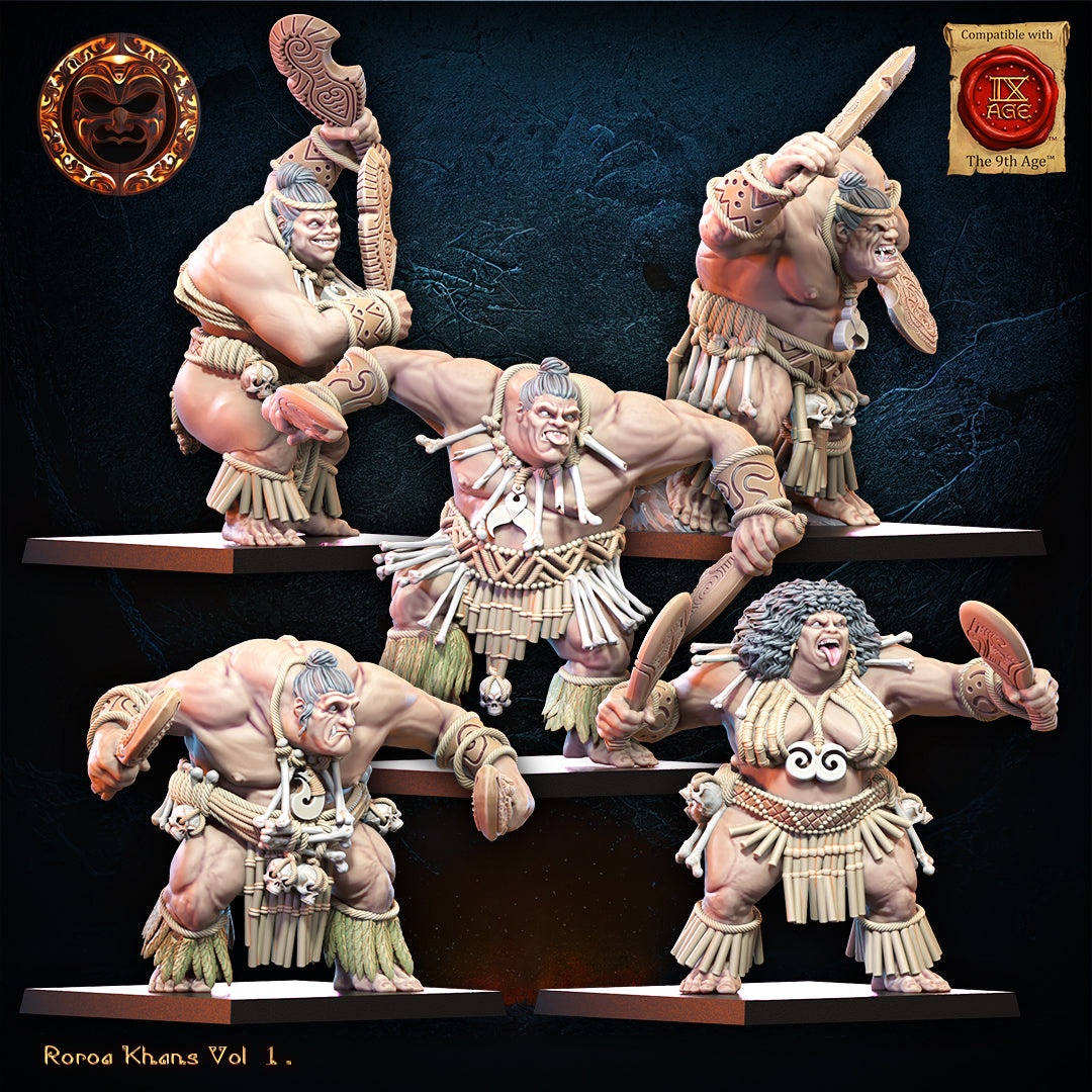 Roroa Unit | Roroa Khans | Lost Kingdom Miniatures