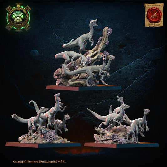 Compsognathus Swarms | Saurian Ancients | Lost Kingdom Miniatures