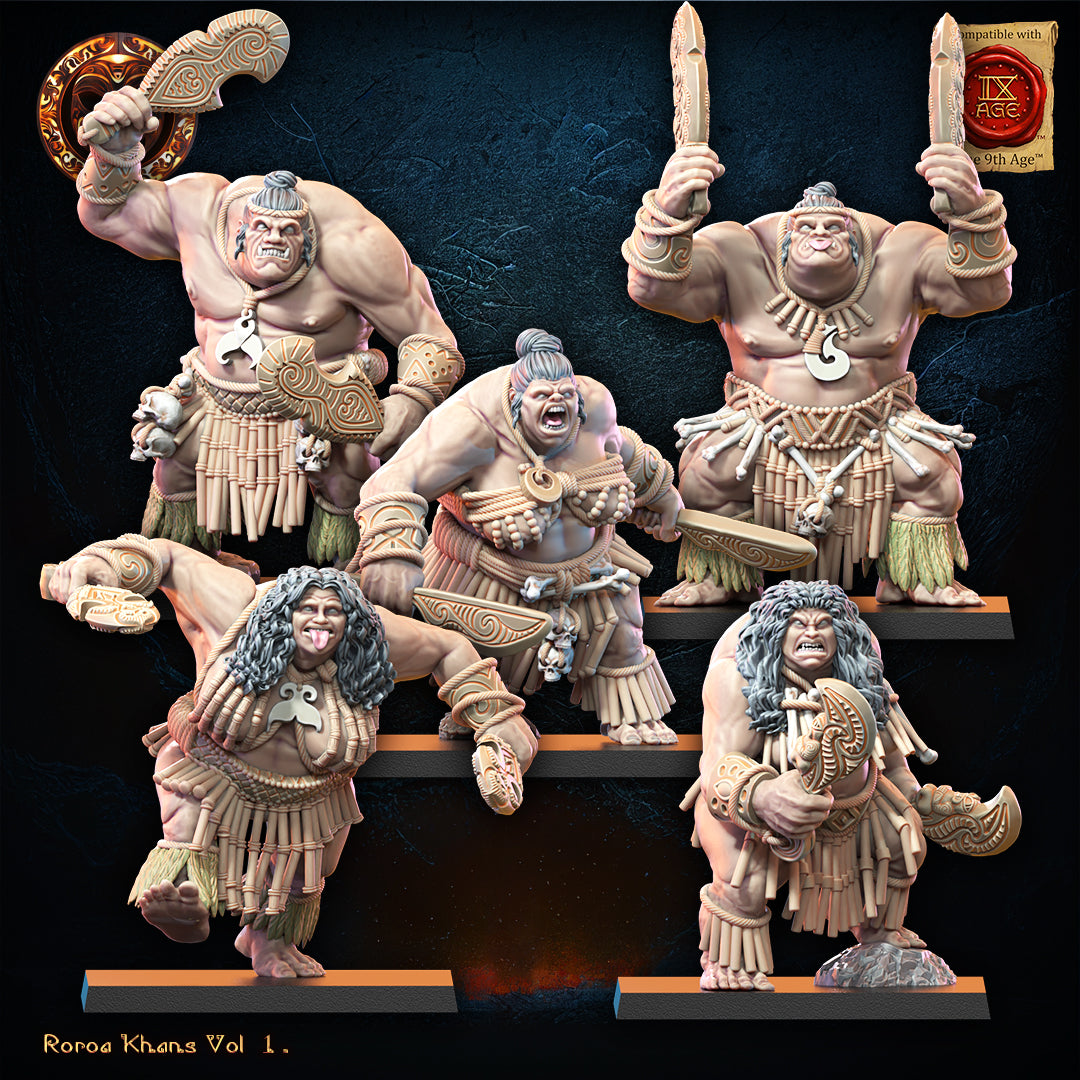 Roroa Unit | Roroa Khans | Lost Kingdom Miniatures