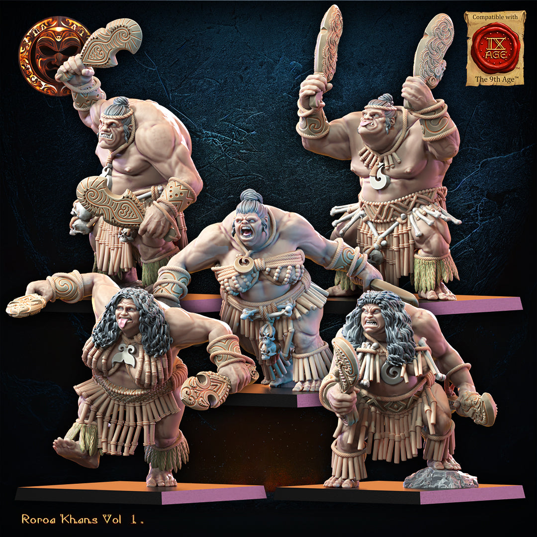 Roroa Unit | Roroa Khans | Lost Kingdom Miniatures