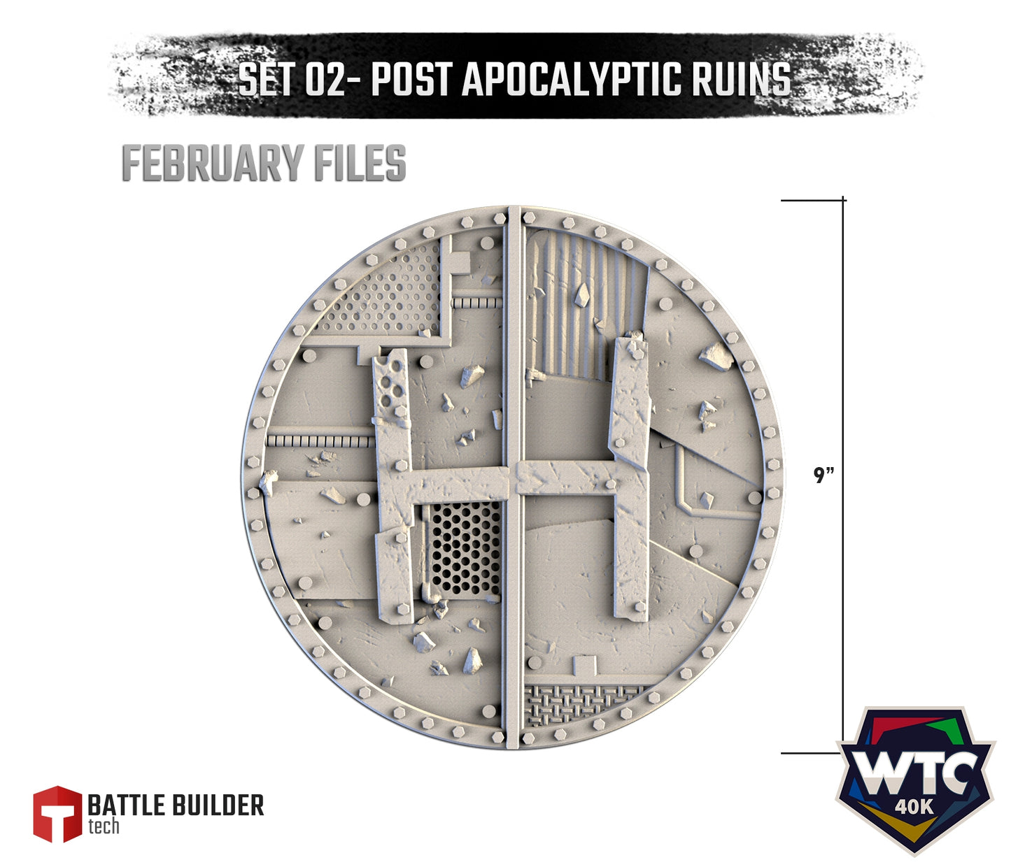 WTC Compatible Post-Apocalyptic Scatter | Scatter Terrain | Txarli Factory | Table Top Gaming