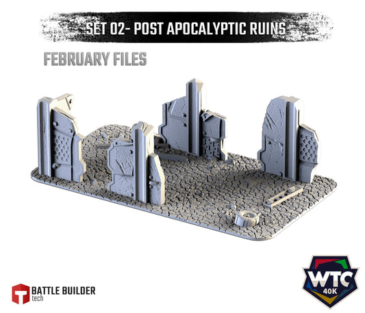 WTC Compatible Post-Apocalyptic Scatter | Scatter Terrain | Txarli Factory | Table Top Gaming