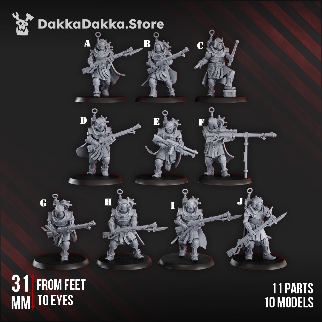 Satellitum Ranged Squad (Pre-Built) | Pluto’s Mechanized Legion | Dakka Dakka