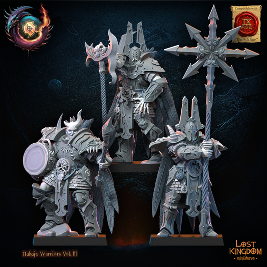 Nakuja Chosen Command Group | Transfiguration Forces | Lost Kingdom Miniatures