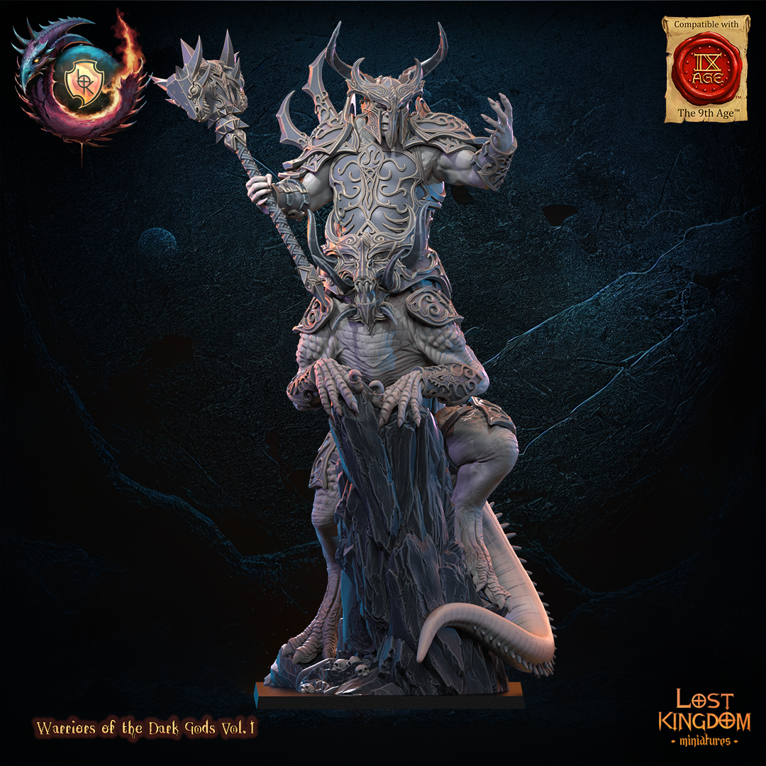 Ancient Feldrak | Warriors of the Dark Gods (Unaligned) | Lost Kingdom Miniatures