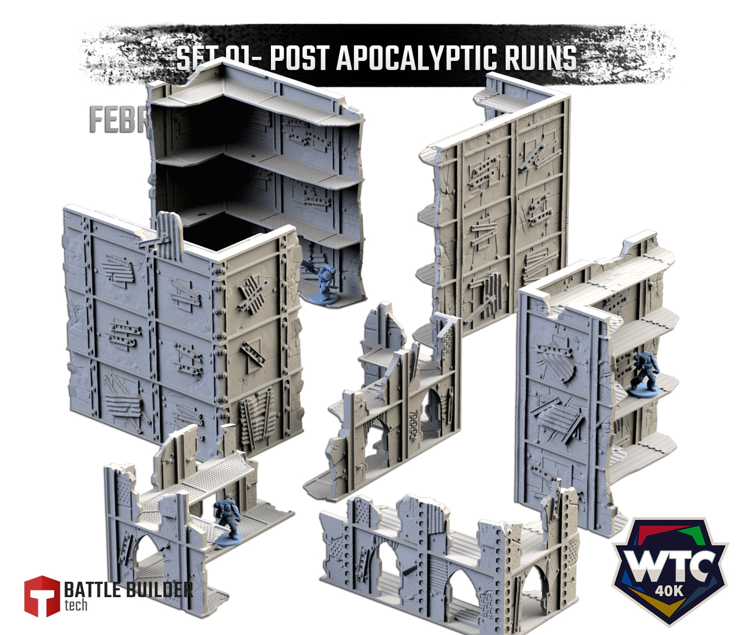 WTC Complete Terrain Set - Various Styles | Scatter Terrain | Txarli Factory | Table Top Gaming