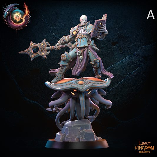 Chaos Magus on Demon Disk | Several Model Variants | Transfiguration Forces | Lost Kingdom Miniatures | Kings of War | Tabletop