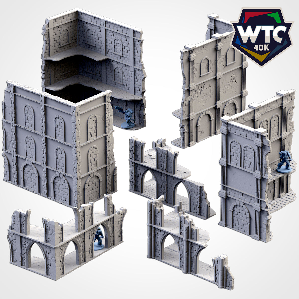 WTC Complete Terrain Set - Various Styles | Scatter Terrain | Txarli Factory | Table Top Gaming
