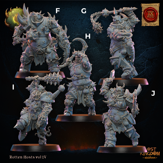 Plague Regiment | Rotten Hosts | Lost Kingdom Miniatures