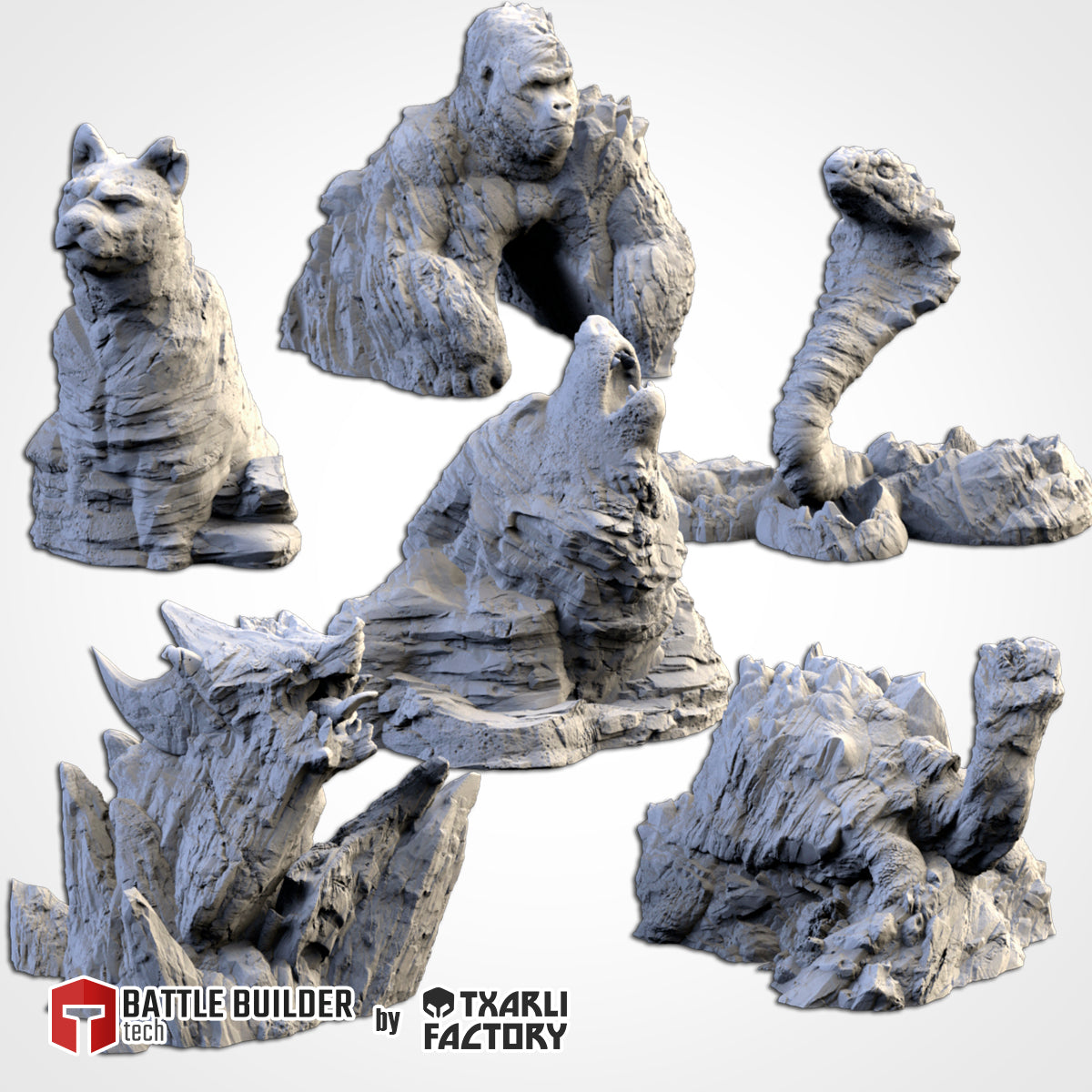 Animal Statues | Scatter Terrain | Txarli Factory