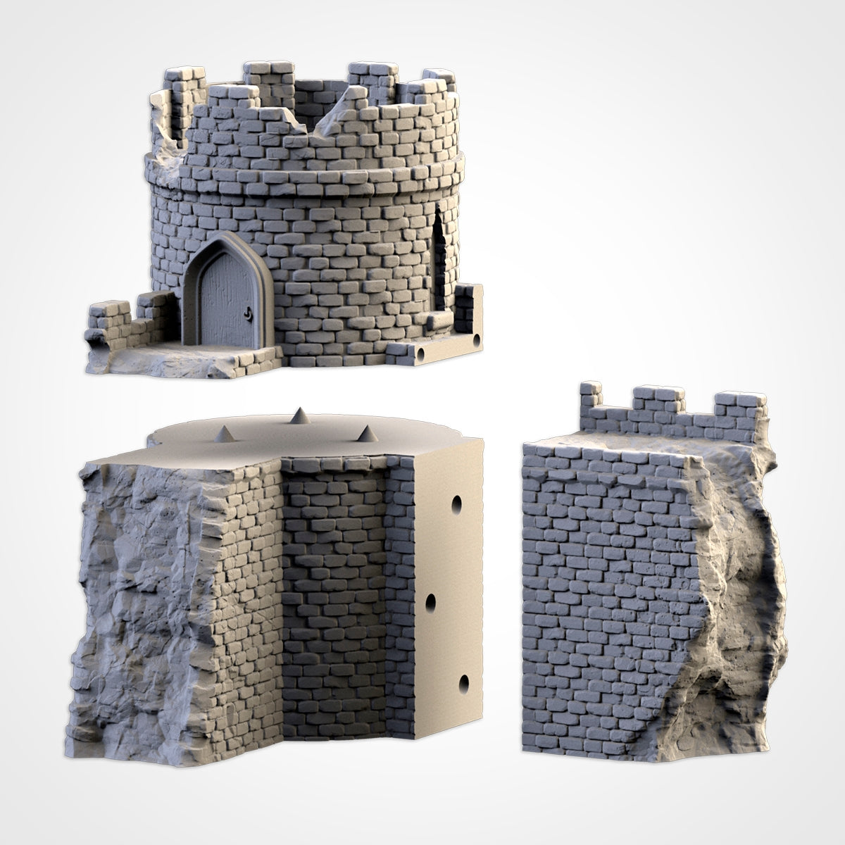 Ruined Castle | Scatter Terrain | Txarli Factory | Table Top Gaming