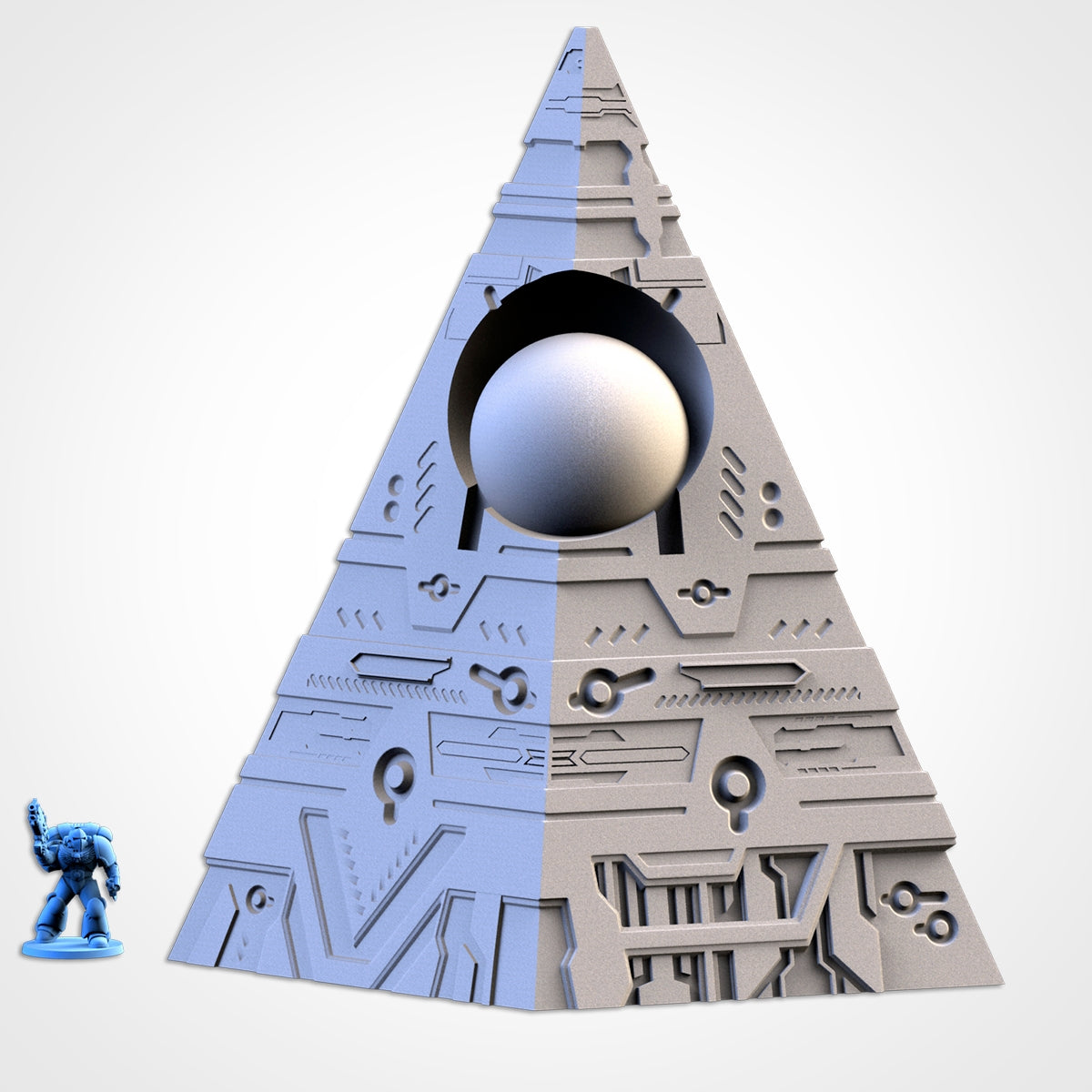 Xeno Monoliths Portals and Barricades | Scatter Terrain | Txarli Factory | Table Top Gaming