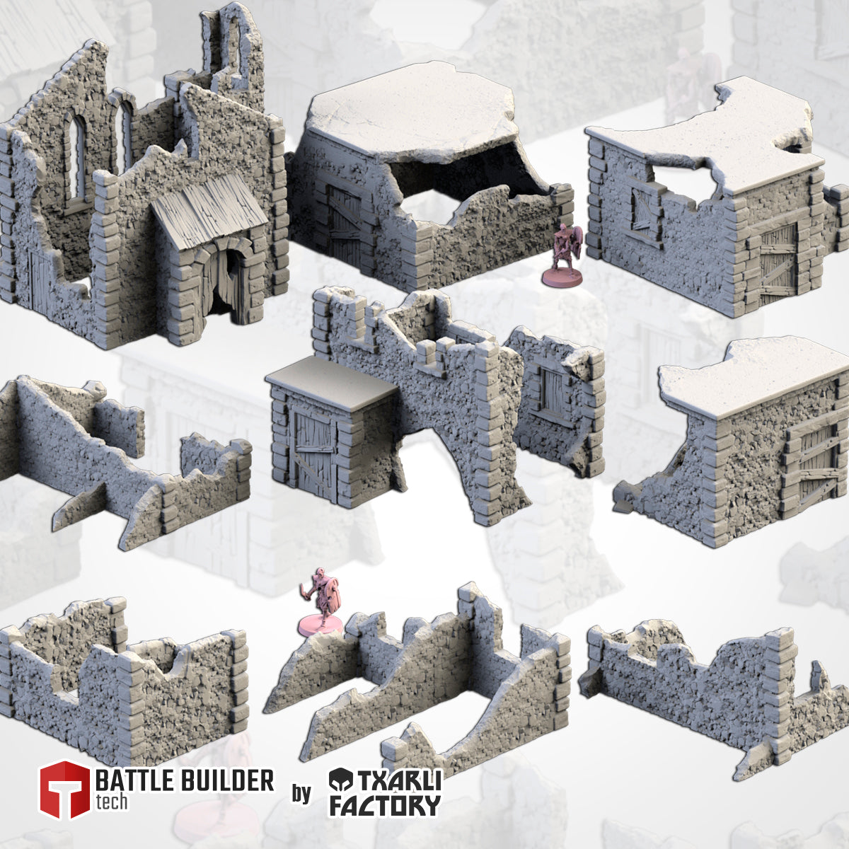 Abandoned Town | Scatter Terrain | Txarli Factory