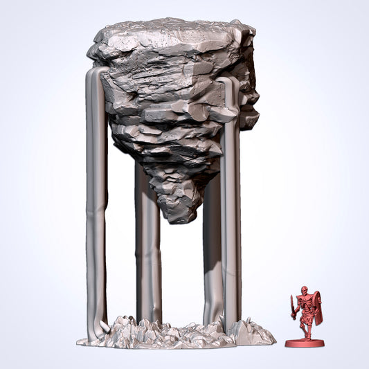 Floating Rocks with Waterfalls | Scatter Terrain | Txarli Factory