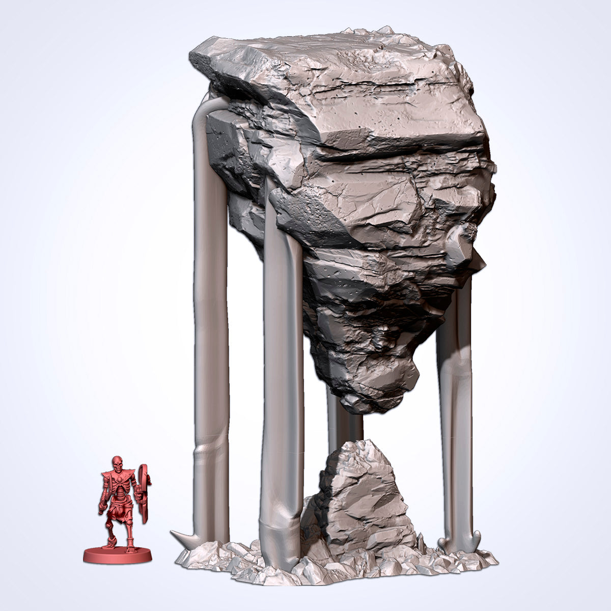 Floating Rocks with Waterfalls | Scatter Terrain | Txarli Factory