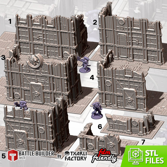 Standard Sized Competitive Ruins - Tournament Friendly (Industrial)
