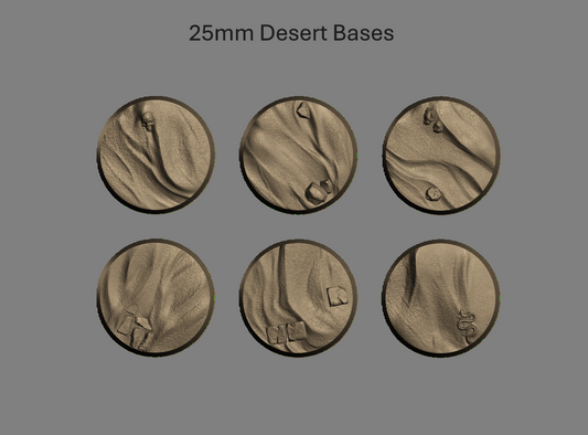 Bits - Araby Bases | Tales of the Desert Clans | Round Bases | The Printing Goes Ever On