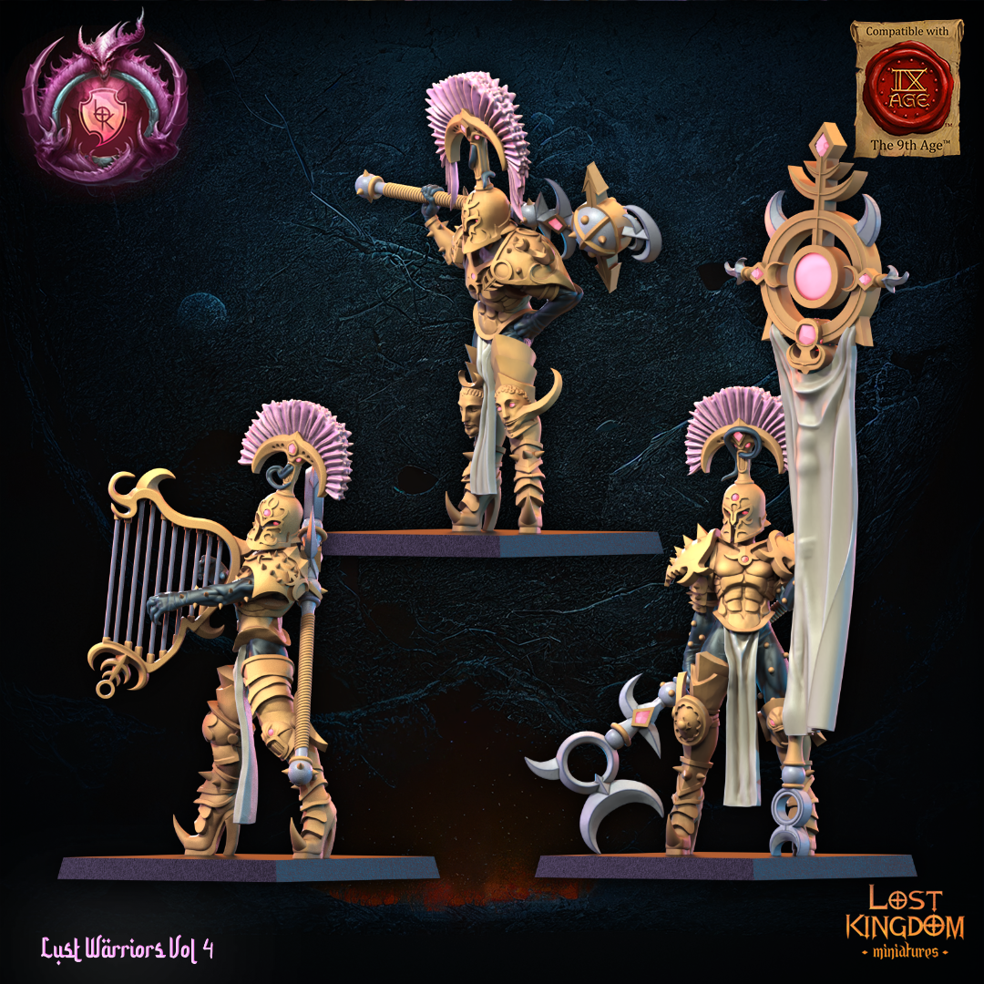 Lust Chosen Command Group | Sons of Depravation | Lost Kingdom Miniatures