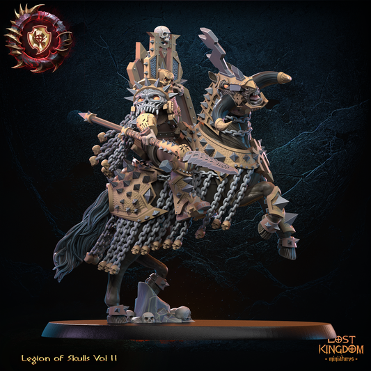 Vorr, Skull Knight Champion | Legion of Skulls | Lost Kingdom Miniatures