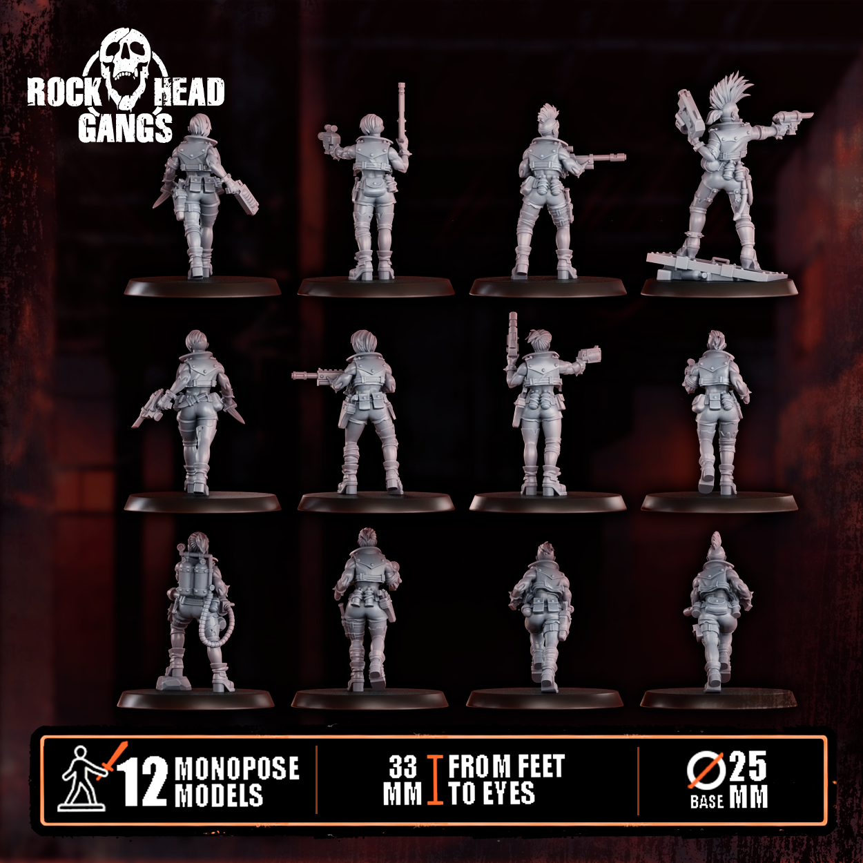 Chembirds Gang Squad | Rock Head Gangs