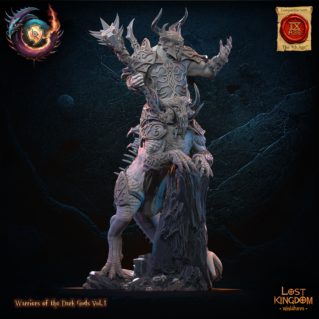 Ancient Feldrak | Warriors of the Dark Gods (Unaligned) | Lost Kingdom Miniatures