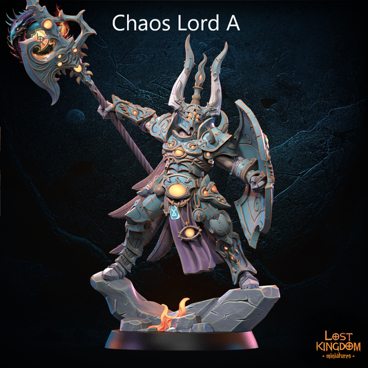 Chaos Lord / Magus | Several Model Variants | Transfiguration Forces | Lost Kingdom Miniatures | Kings of War | Tabletop