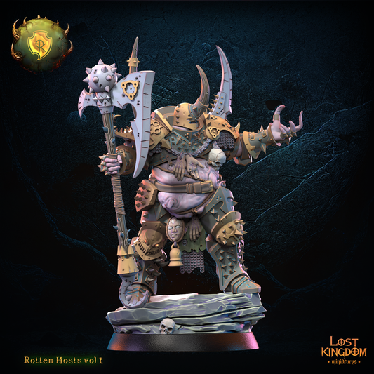 Champion of Disease | Rotten Hosts | Lost Kingdom Miniatures | Kings of War | Tabletop