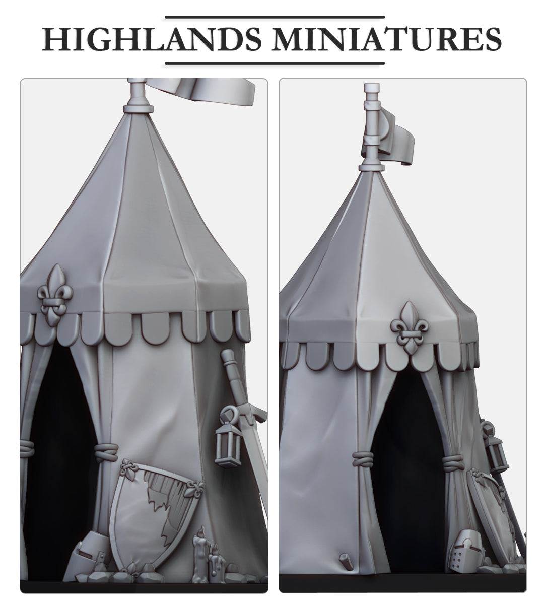 Gallia Filler - Tent | Gallia, the Medieval Kingdom | Highlands Miniatures
