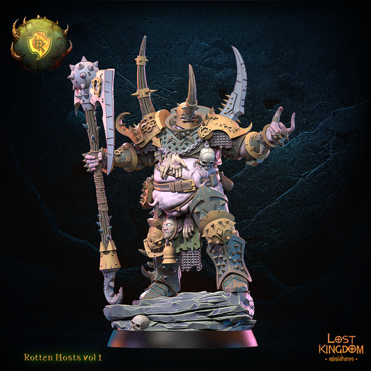 Champion of Disease | Rotten Hosts | Lost Kingdom Miniatures | Kings of War | Tabletop