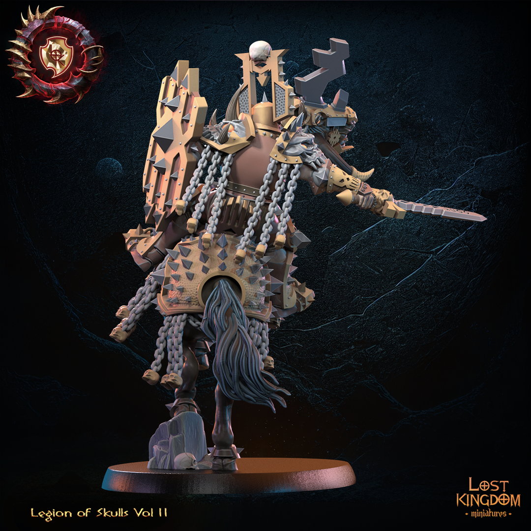 Vorr, Skull Knight Champion | Legion of Skulls | Lost Kingdom Miniatures